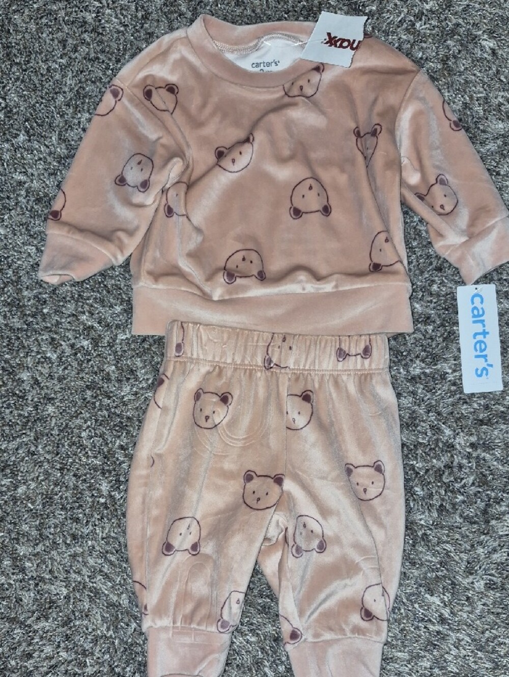 Carter's Very Soft NWT Sweatshirt and Pants Set 3 Month